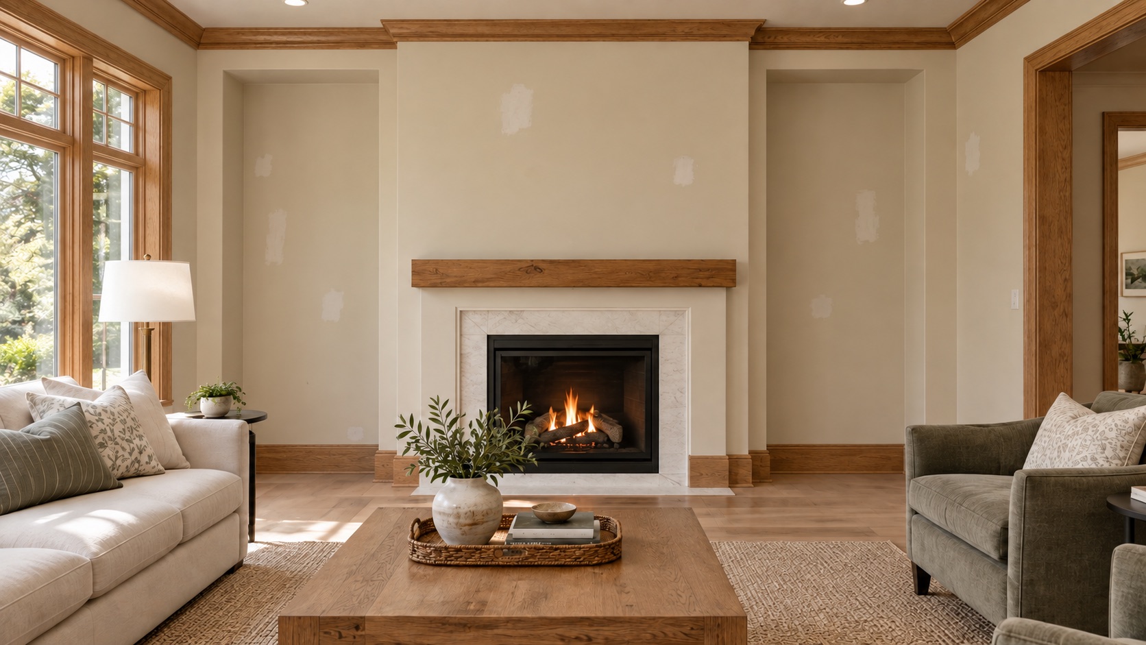 Living room design study — before concept