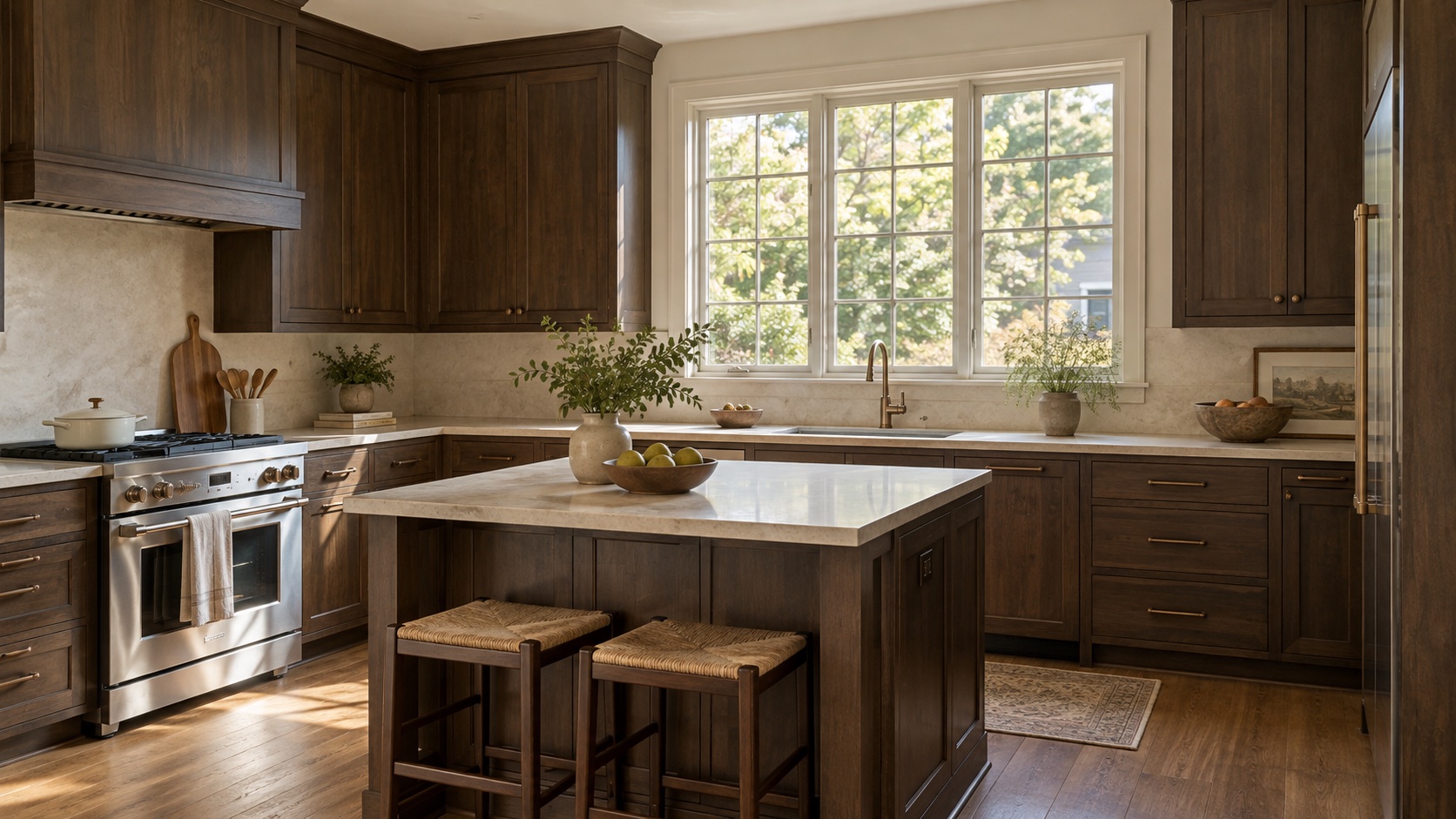 Kitchen finish transformation — after concept